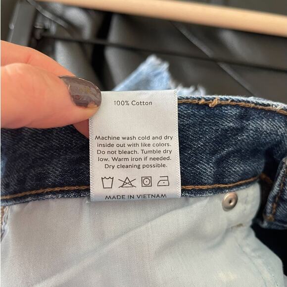 Sunflower Hand Painted Denim Shorts NWT Just Black Denim Medium - Picture 6 of 6